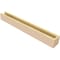 Ekena Millwork 4in. W x 4in. H x 36in. L Block Woodgrain TimberThane Rafter Tail, Primed Tan RFTUR04X04X36BLKRCPR - alternate 2